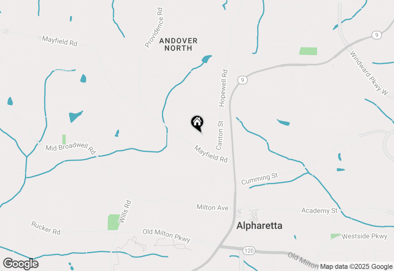 Map of 316 Hook Street, Alpharetta, GA 30009