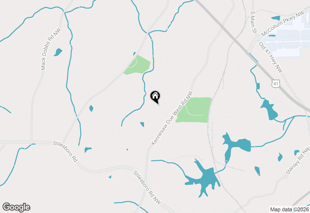 Map of 2608 Dreux Court Nw, Kennesaw, GA 30152