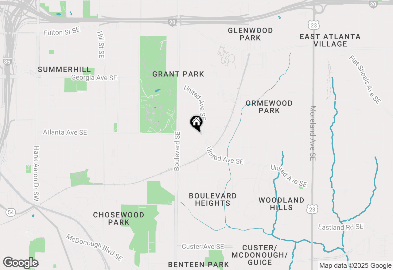 Map of 896 Marion Avenue Se, Atlanta, GA 30312