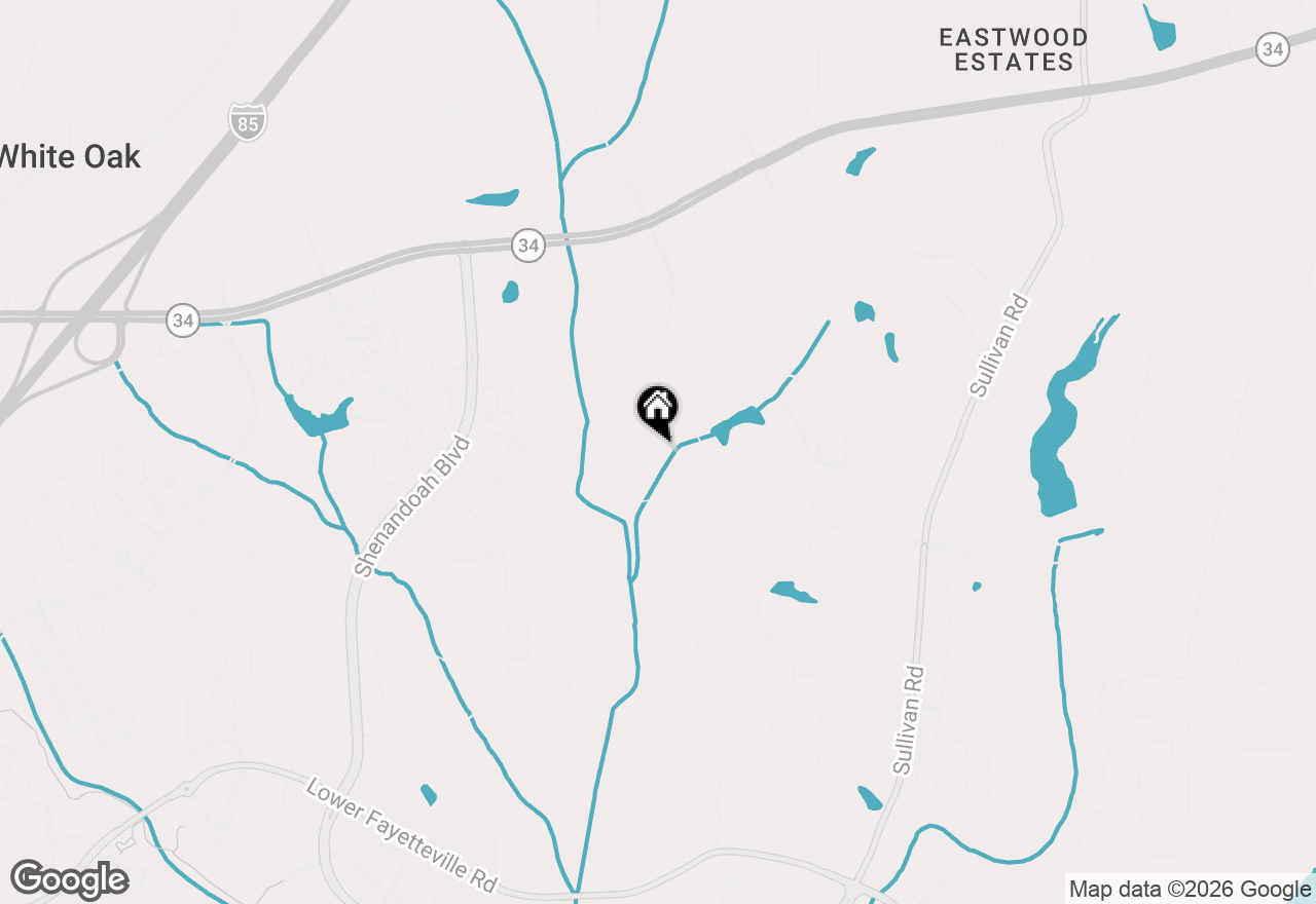 Map of 155 Torrey Pines Court, Newnan, GA 30265