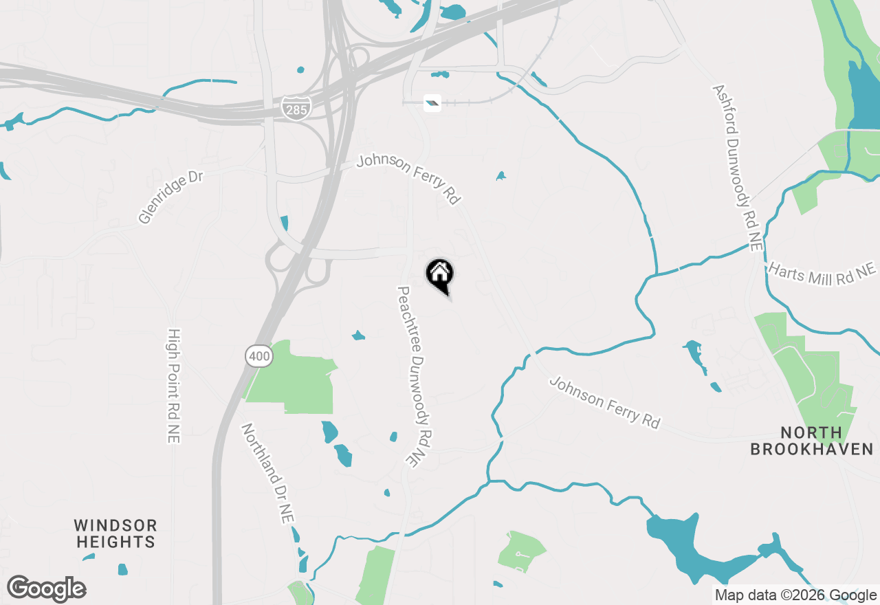 Map of 1100 Kingston Drive, Atlanta, GA 30342