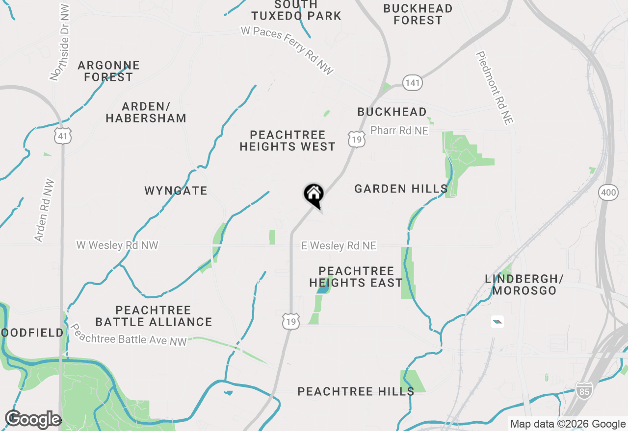Map of 2795 Peachtree Road #805, Atlanta, GA 30305