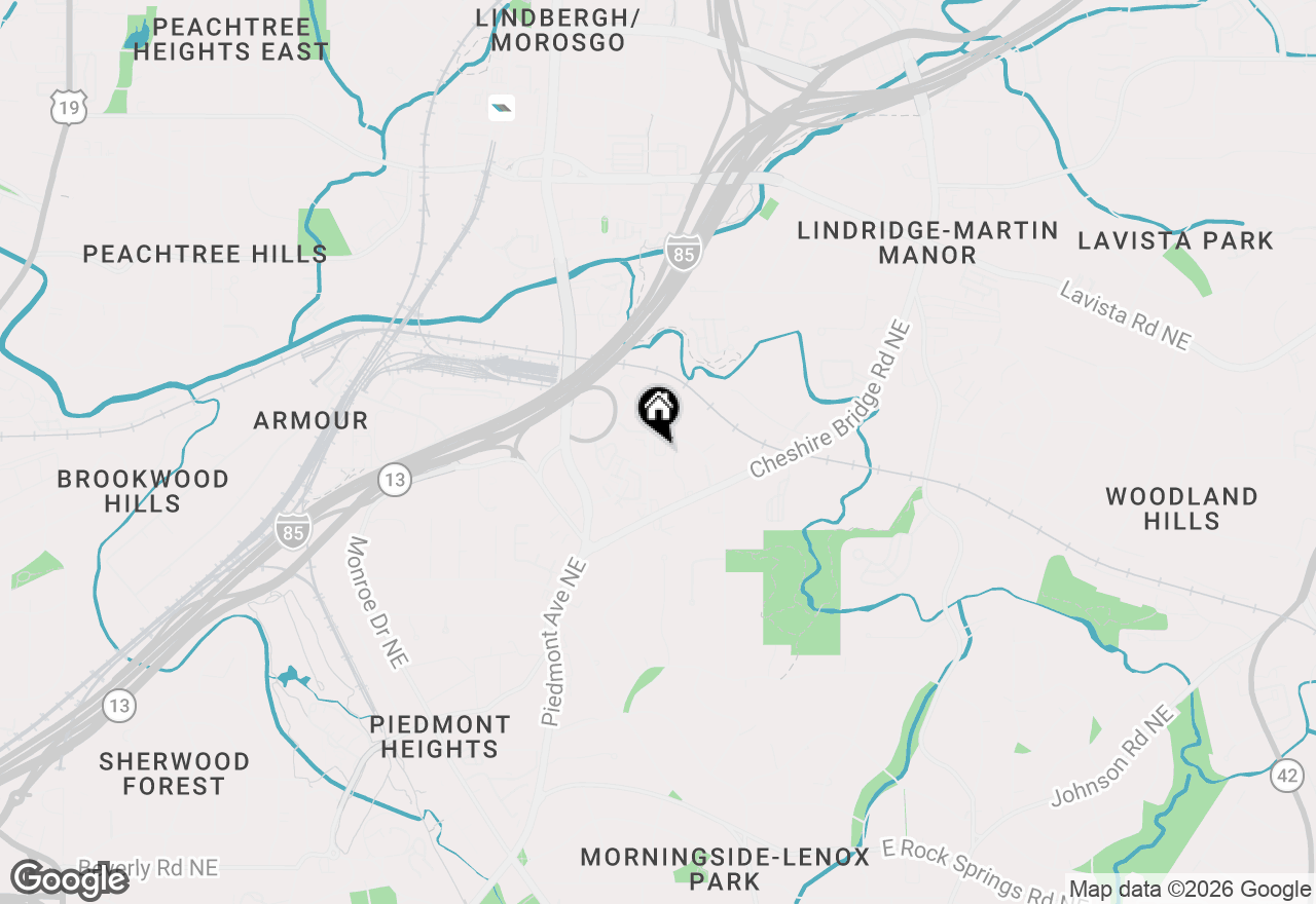 Map of 2061 Telfair Circle Ne, Atlanta, GA 30324