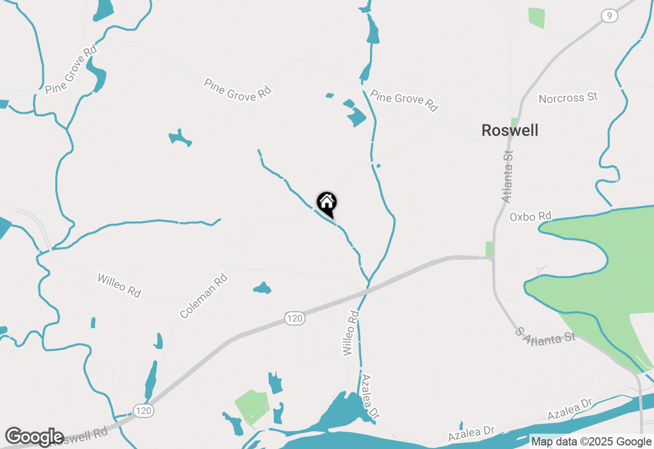 Map of 545 Longleaf Drive, Roswell, GA 30075