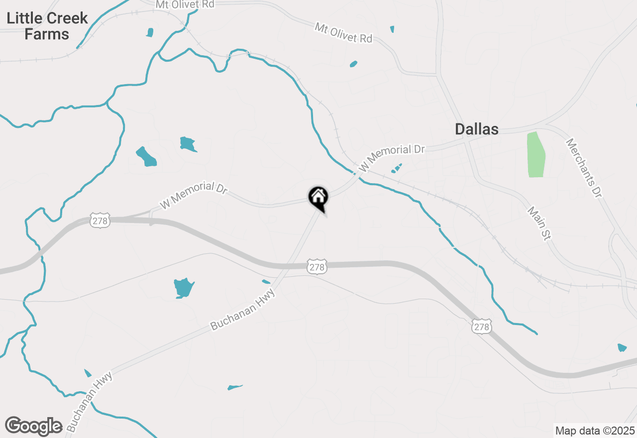 Map of 220 Buchanan Street, Dallas, GA 30132