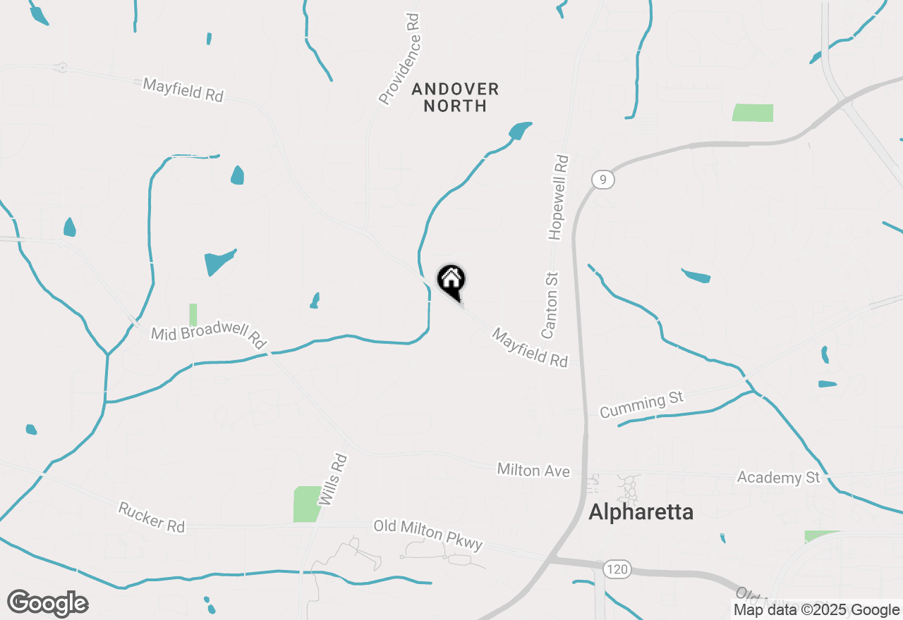 Map of 250 Mayfield Road, Alpharetta, GA 30009