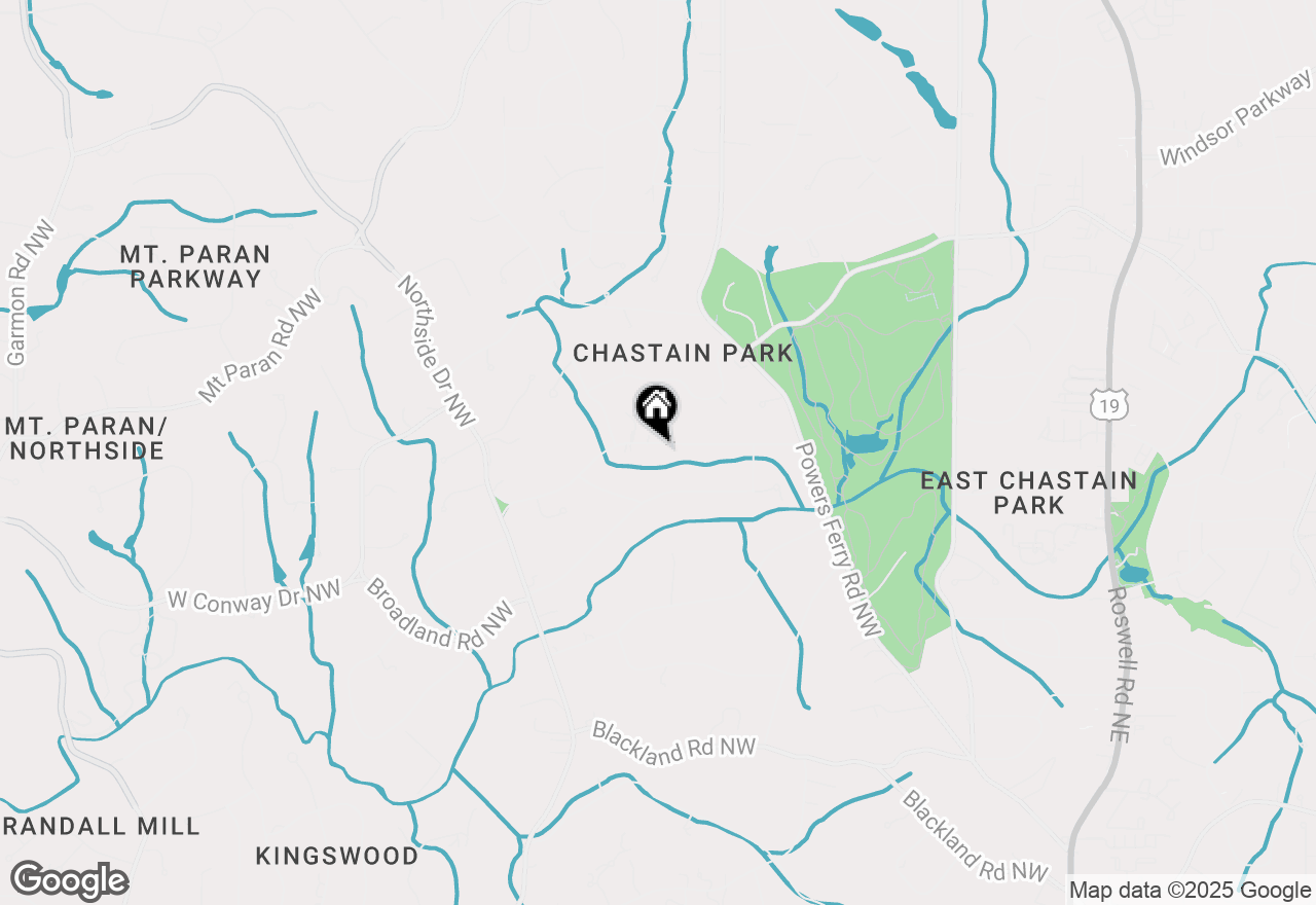 Map of 378 Hillside Drive Nw, Atlanta, GA 30342