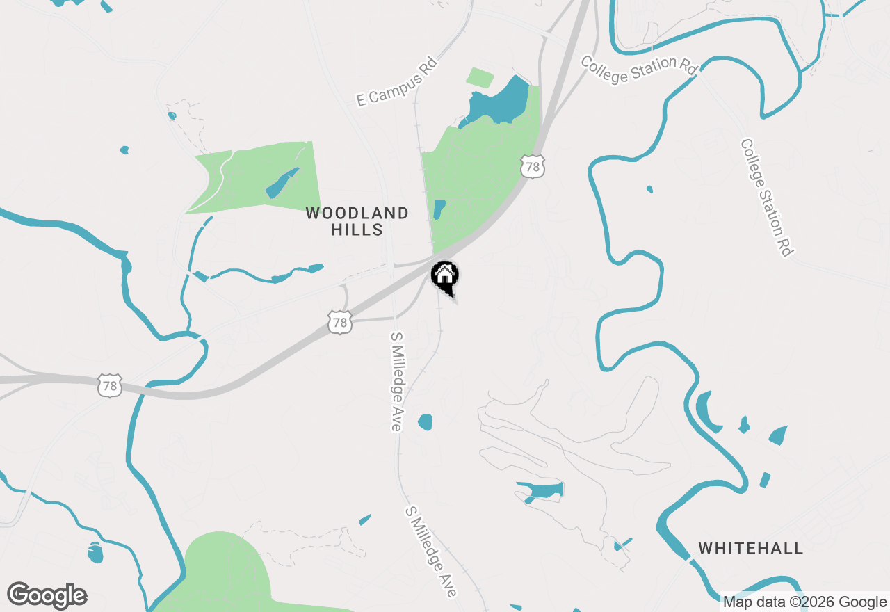 Map of 2569 Riverbend Road, Athens, GA 30605