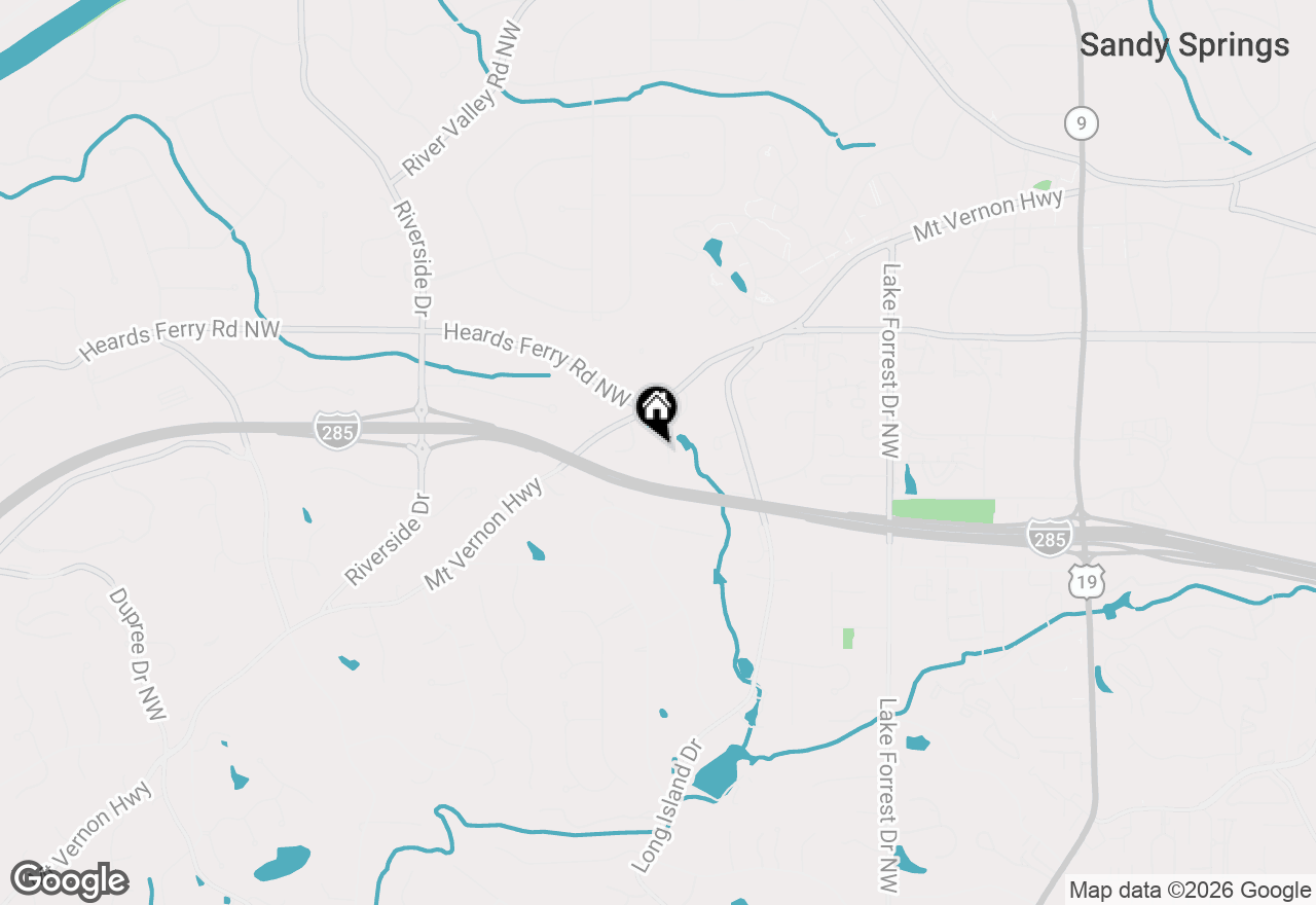 Map of 5800 De Claire Court, Atlanta, GA 30328