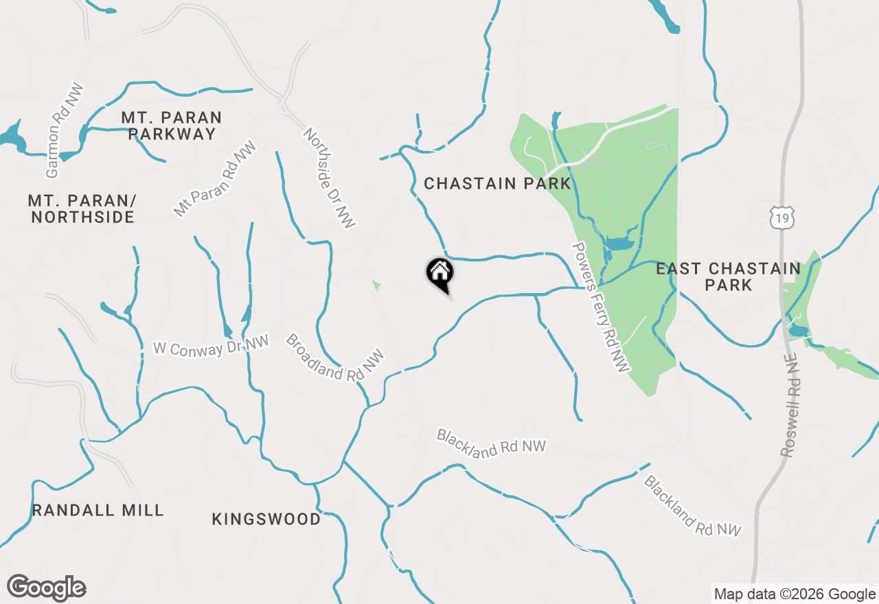 Map of 439 Broadland Road, Atlanta, GA 30342