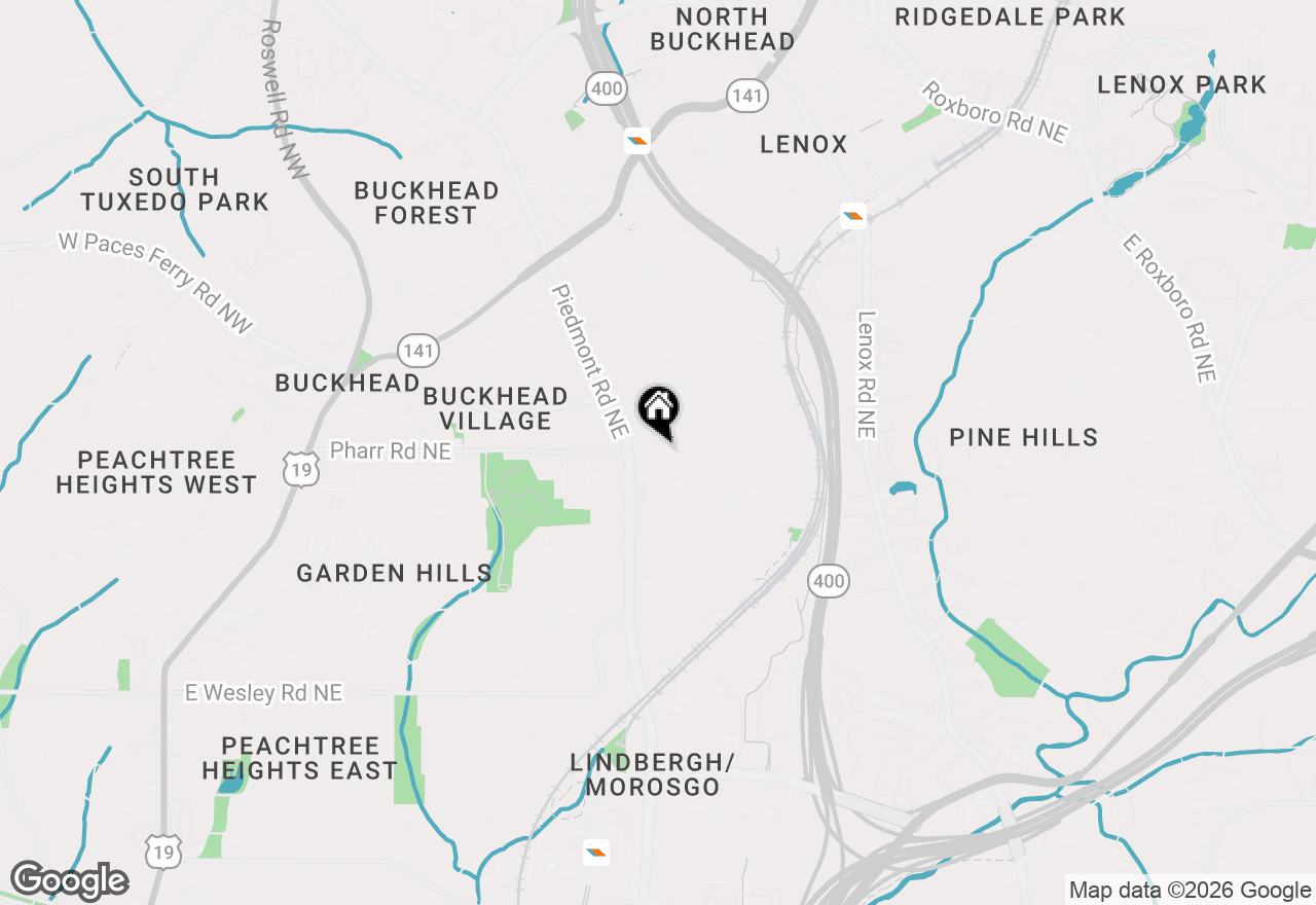 Map of 614 Timm Valley Road Ne #B, Atlanta, GA 30305