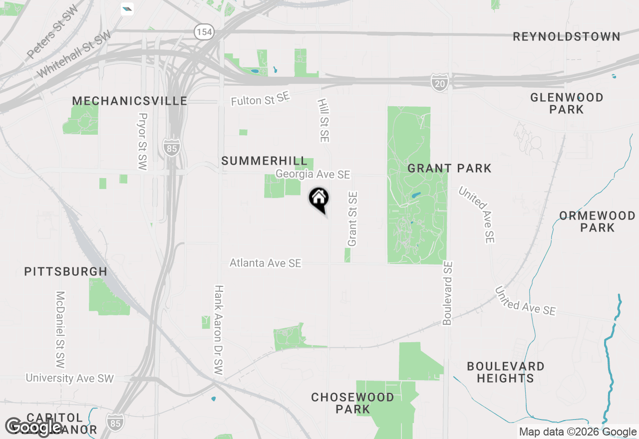 Map of 771 Woodson Street Se, Atlanta, GA 30315