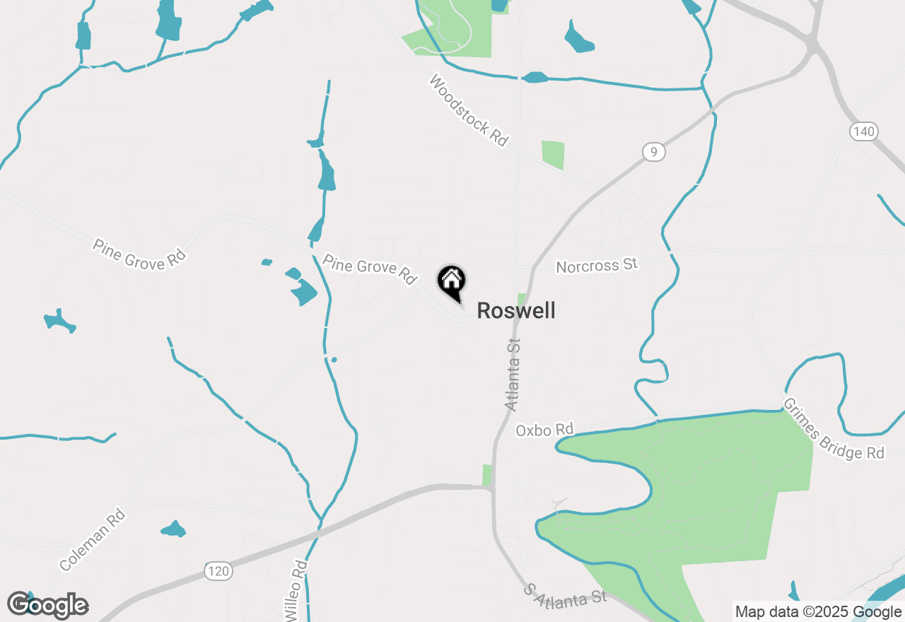 Map of (Address confidential), Roswell, Georgia 30075