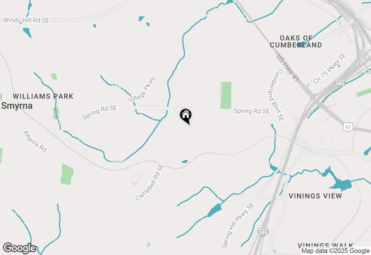 Map of 2308 Country Park Drive Se, Smyrna, GA 30080