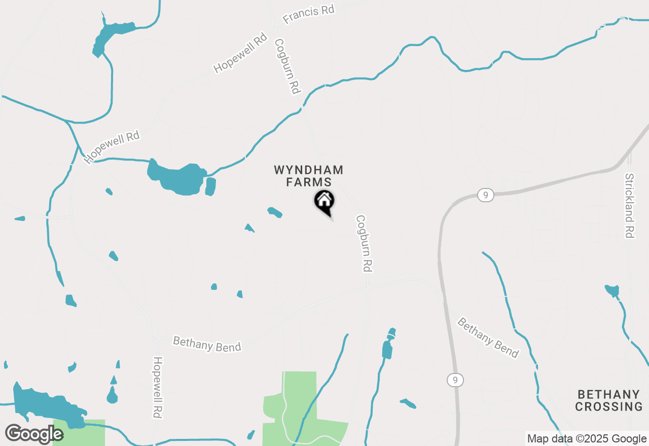 Map of 555 Devonshire Farms Way, Alpharetta, GA 30004