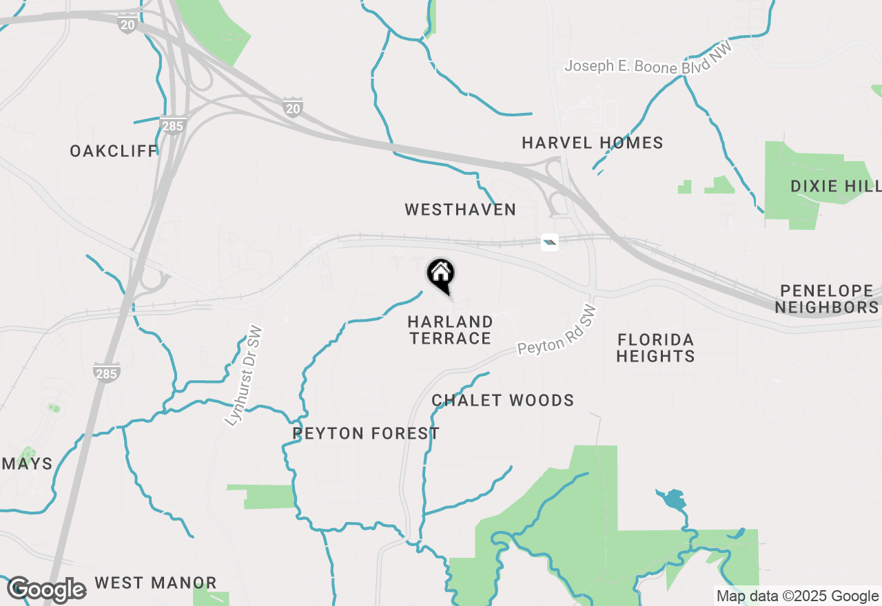 Map of 207 Peyton Place, Atlanta, GA 30311