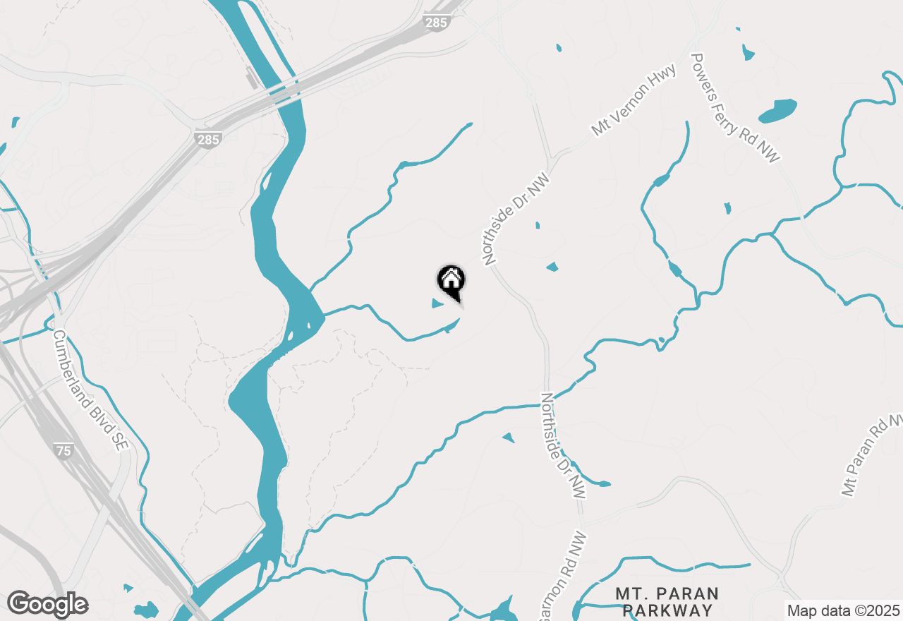 Map of 40 Cates Ridge Road, Atlanta, GA 30327