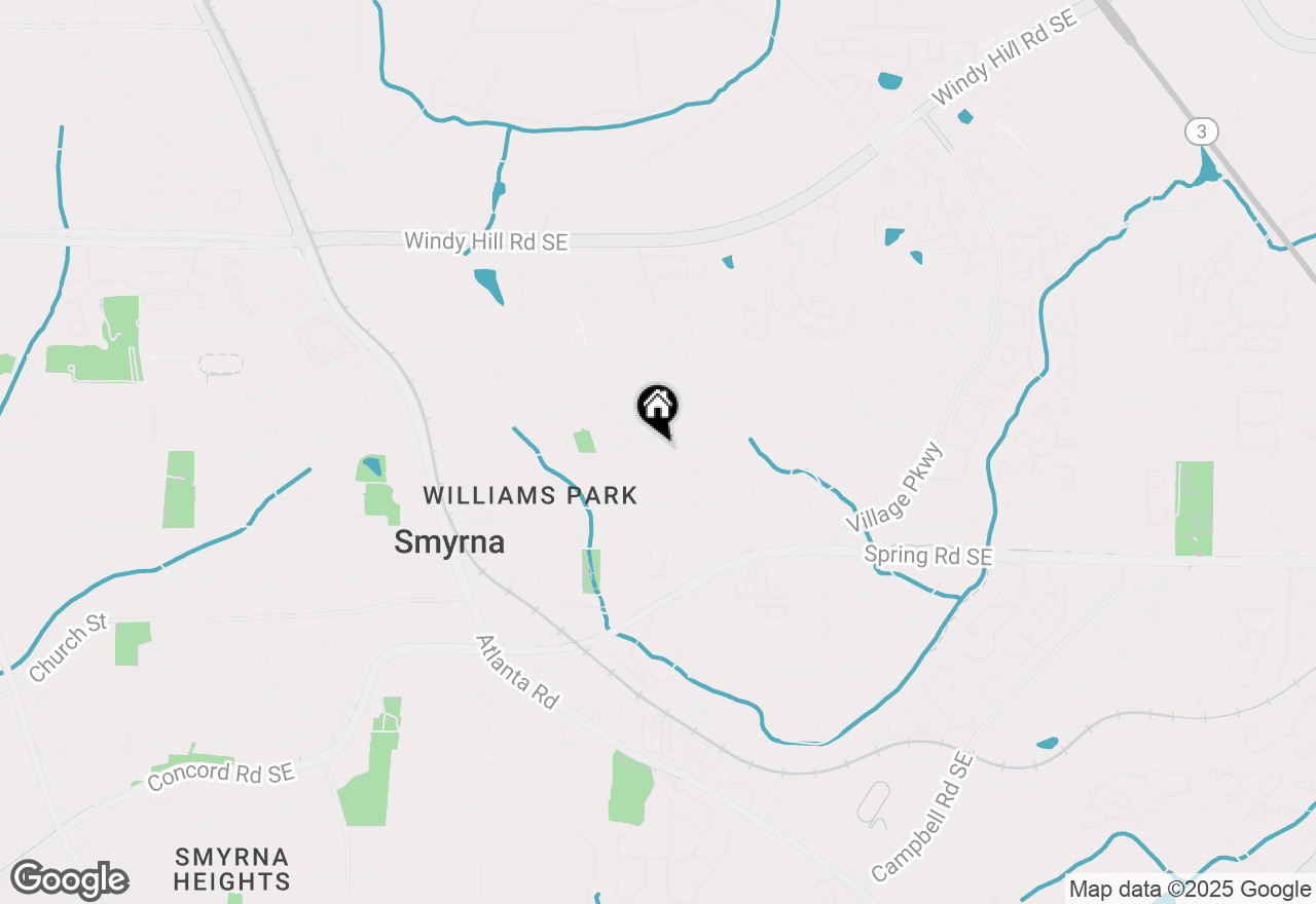 Map of 2692 Mathews Street Se, Smyrna, GA 30080