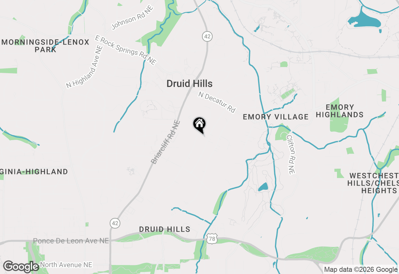 Map of 1139 Springdale Road Ne, Atlanta, GA 30306