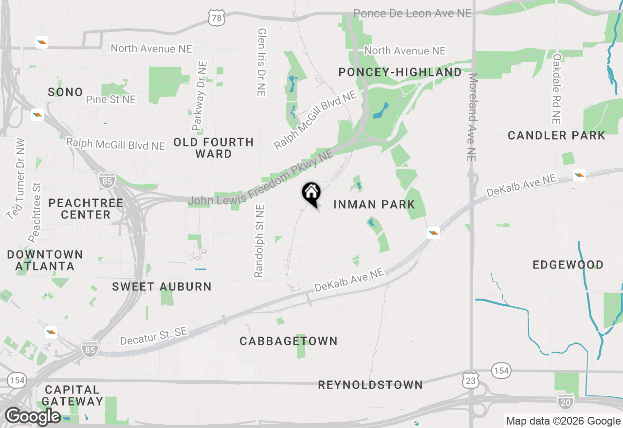 Map of 600 Brickworks Circle Ne #6109, Atlanta, GA 30307