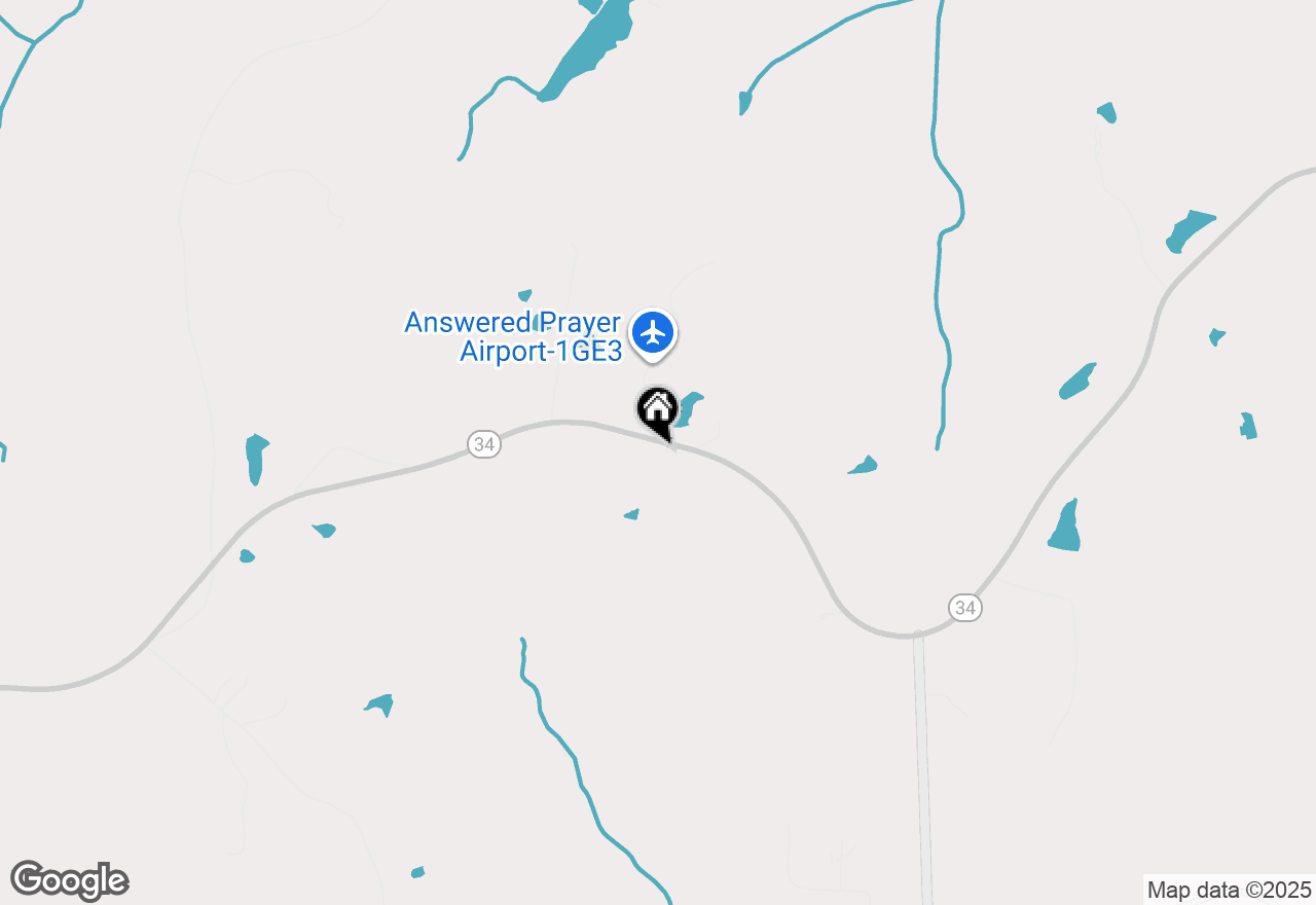 Map of 6110 Ga Highway 34, Franklin, GA 30217