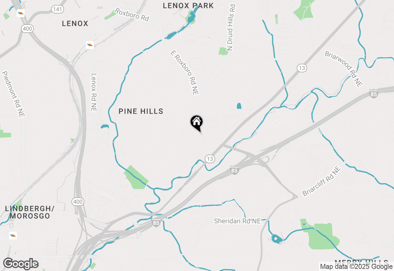 Map of 1954 Saxon Valley Circle Ne, Brookhaven, GA 30319