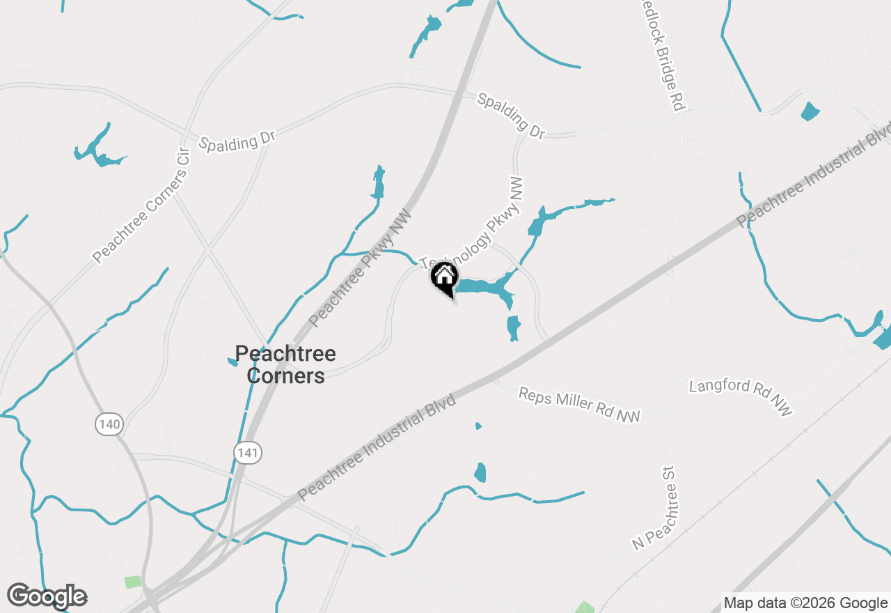 Map of 3237 Greenwood Oak Drive, Peachtree Corners, GA 30092
