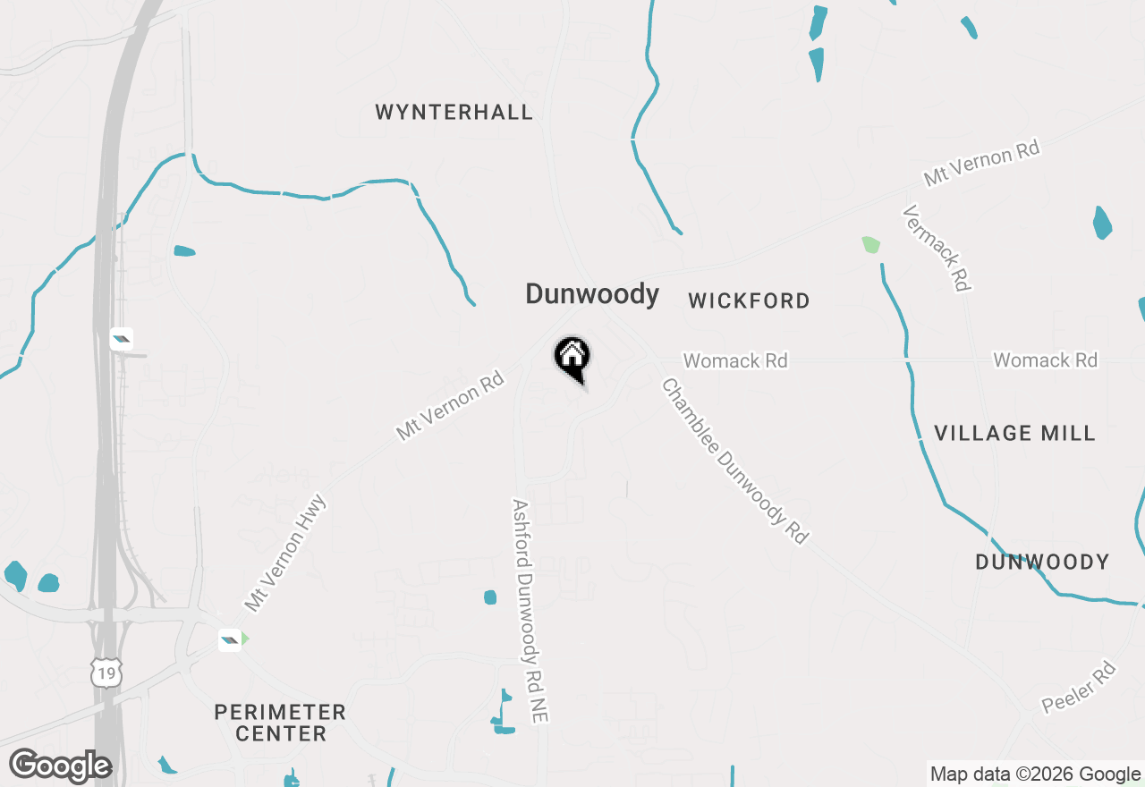 Map of 232 Ashford Circle, Atlanta, GA 30338