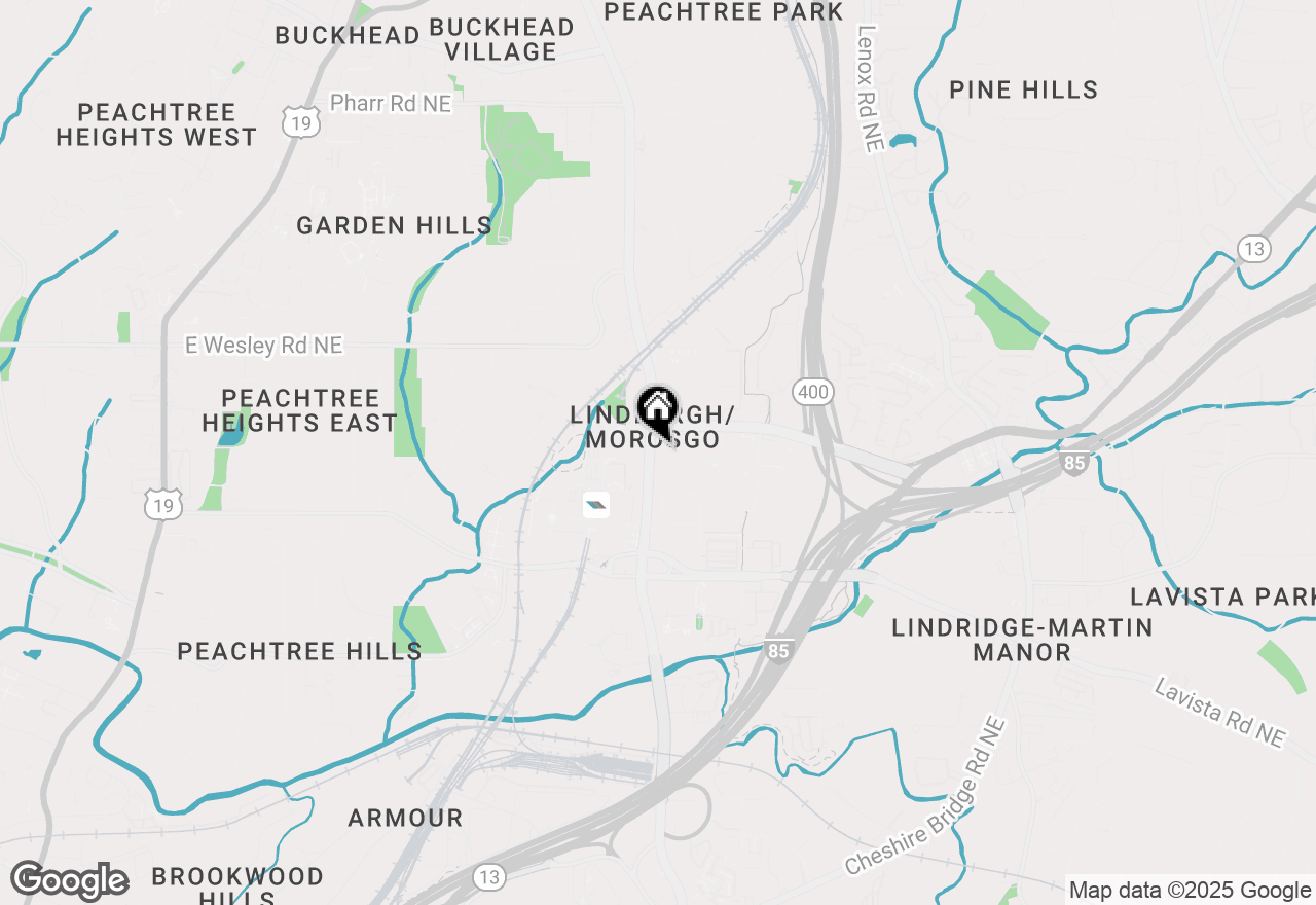 Map of 2591 Piedmont Road Ne #1206, Atlanta, GA 30324