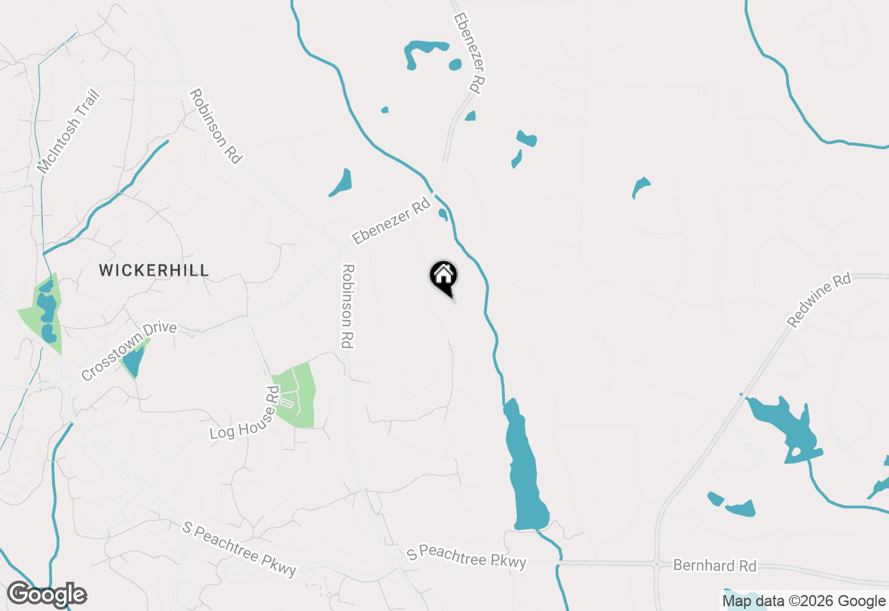 Map of 109 Robinson Bend Trail, Peachtree City, GA 30269