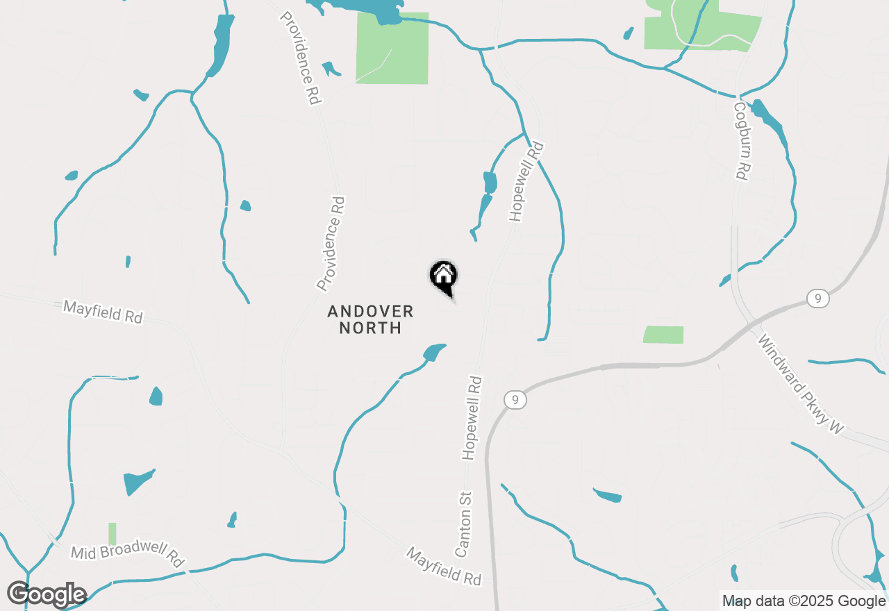 Map of 406 Woodliff Place, Milton, GA 30004