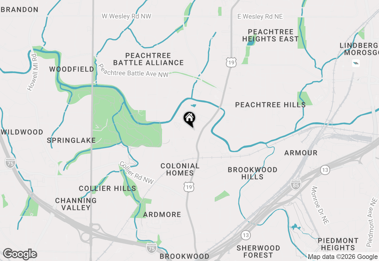Map of 50 Biscayne Drive Nw #2111, Atlanta, GA 30309