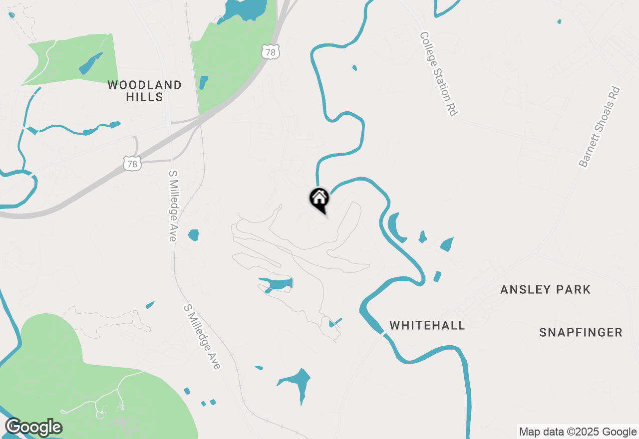 Map of 615 Riverbend Parkway, Athens, GA 30605