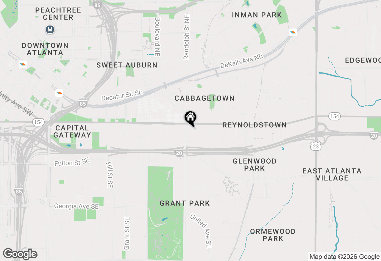 Map of 613 Mcdonald Street Se, Atlanta, GA 30312