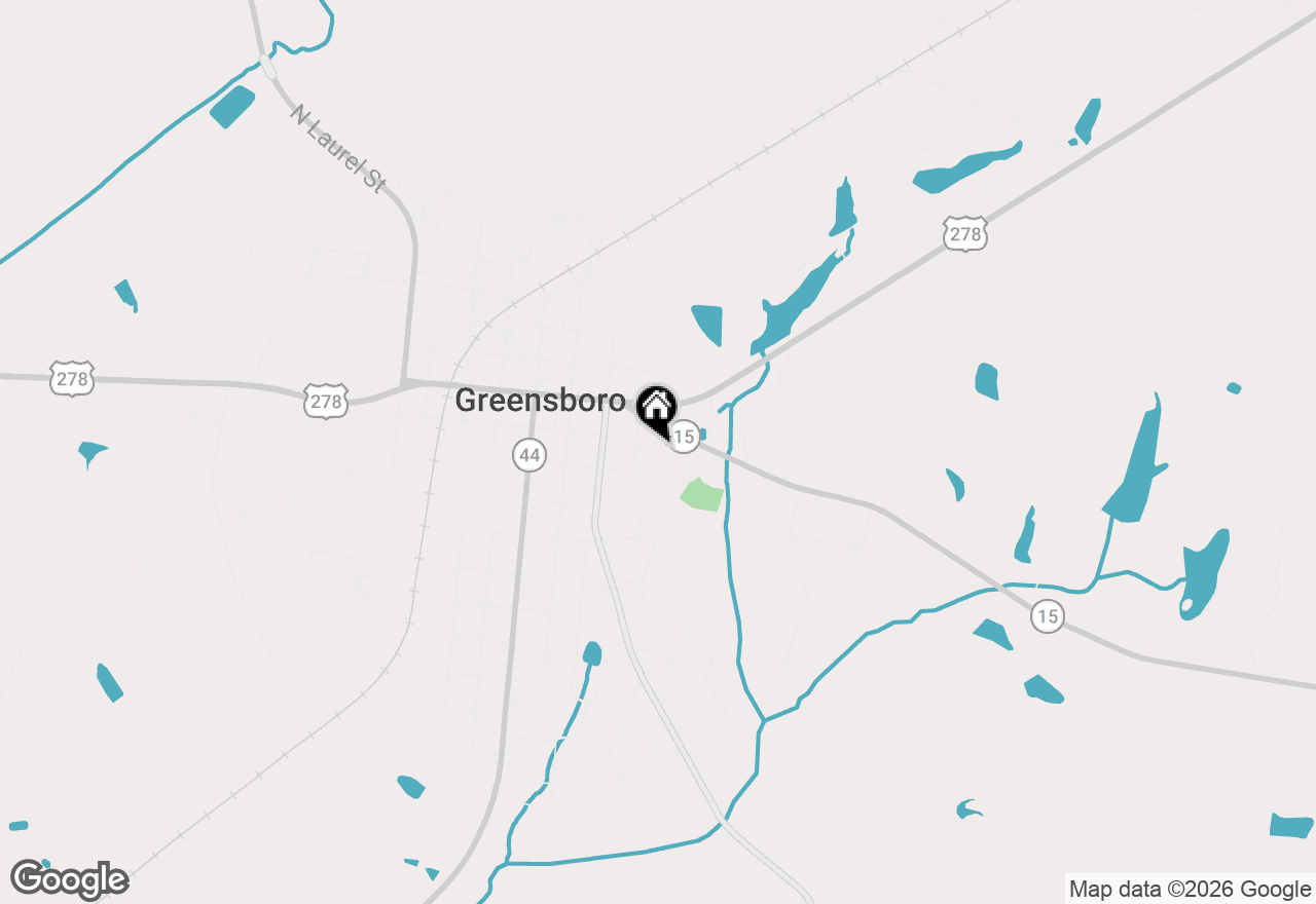 Map of 406 E South Street, Greensboro, GA 30642