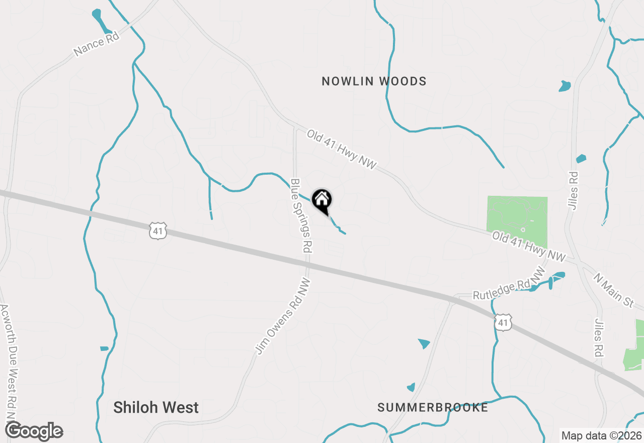 Map of 3383 Spirit Drive Nw, Kennesaw, GA 30144