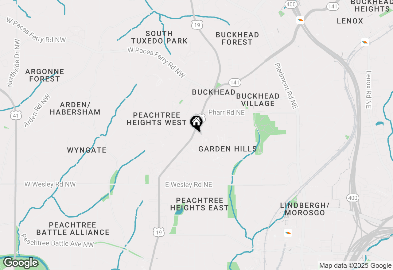 Map of 2909 Peachtree Road Ne #108, Atlanta, GA 30305