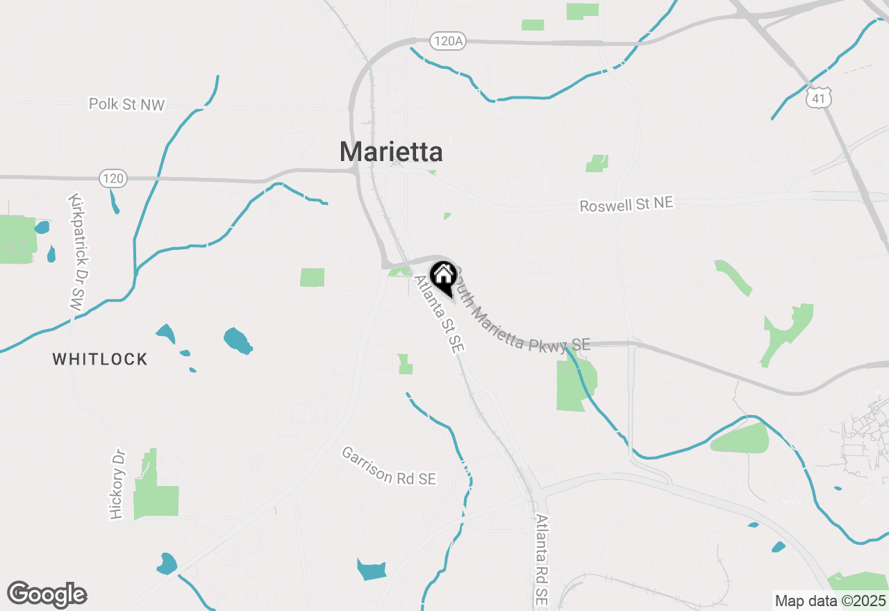 Map of 401 Atlanta Street Se, Marietta, GA 30060