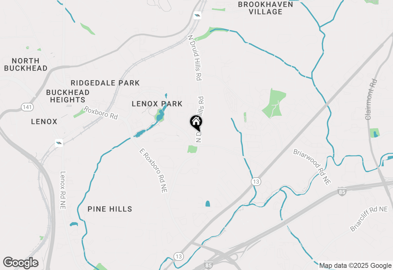 Map of 2128 Village Point Ne, Brookhaven, GA 30319