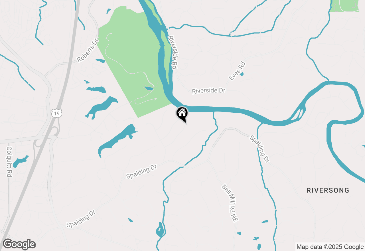 Map of 1640 Lazy River Lane, Sandy Springs, GA 30350