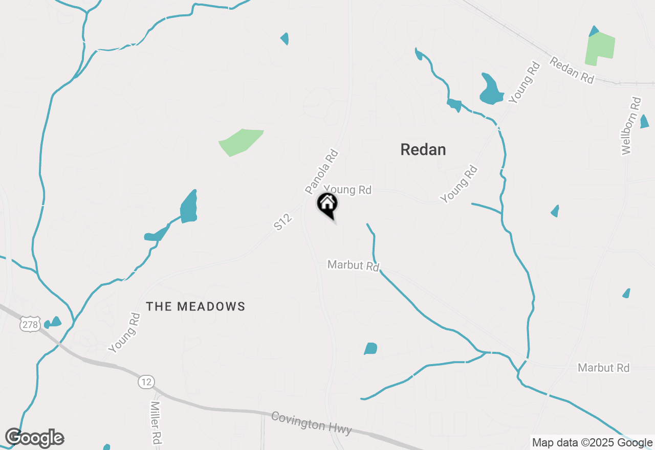 Map of 1832 Vauxhall Drive, Lithonia, GA 30058