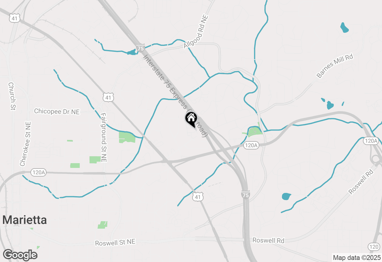 Map of 206 Glen Ivy #2, Marietta, GA 30062