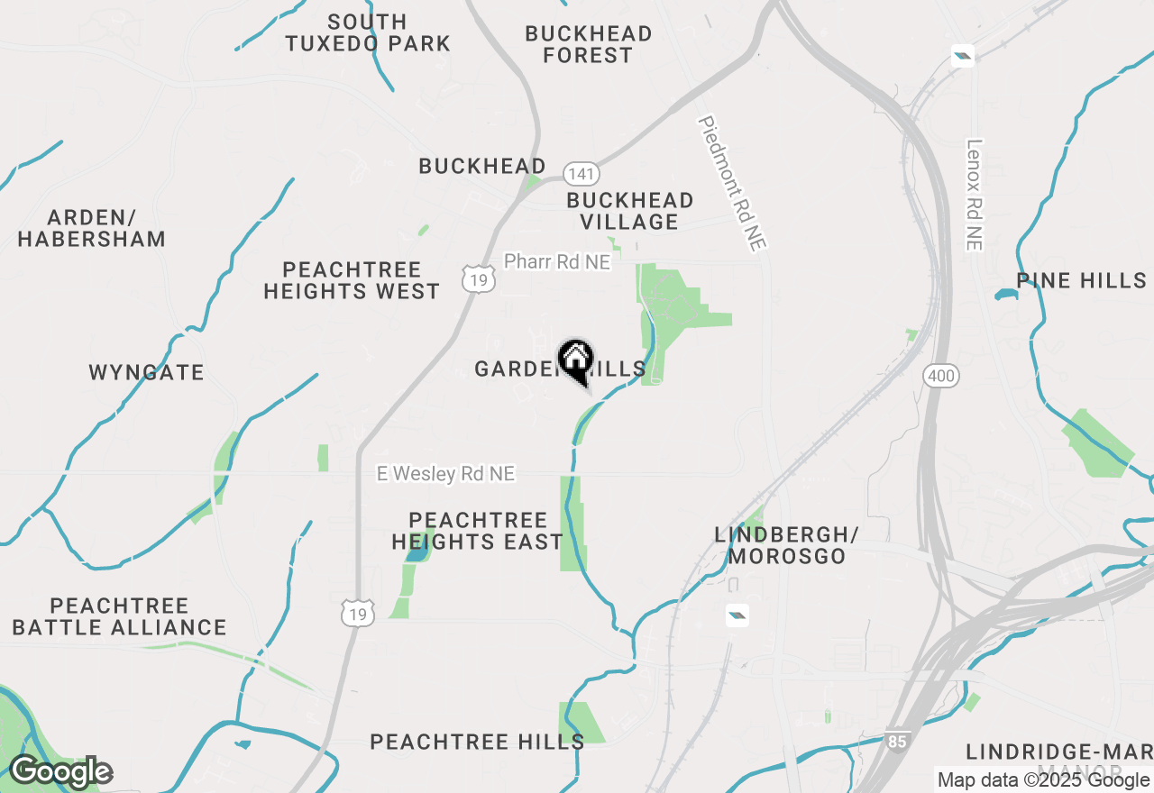 Map of 332 Brentwood Drive Ne, Atlanta, GA 30305