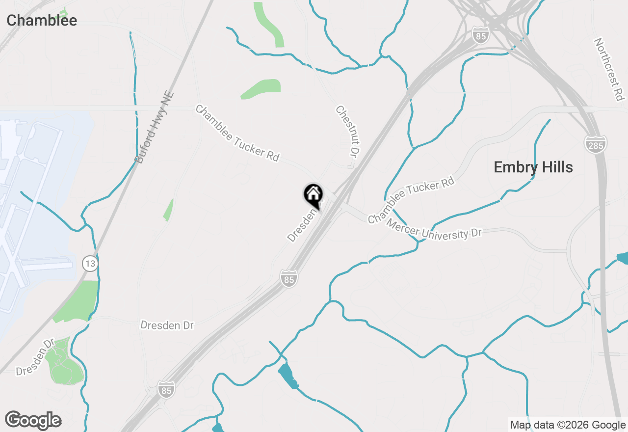 Map of 3050 Quantum Lane, Chamblee, GA 30341