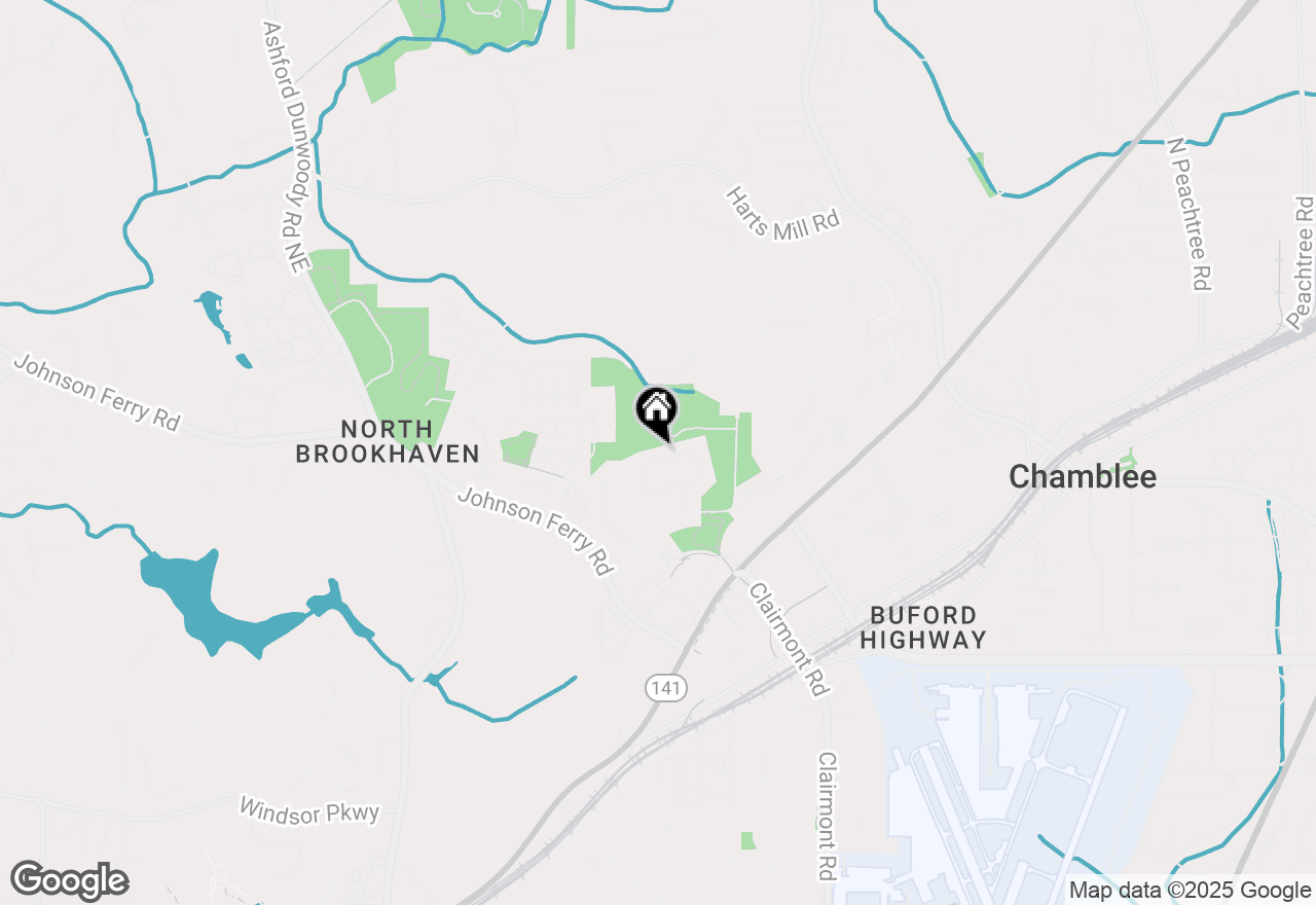 Map of 3516 Hildon Circle, Chamblee, GA 30341