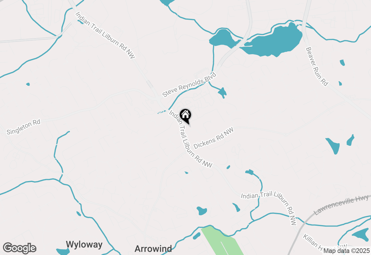 Map of 1022 Indian Trail Lilburn Road Nw #A, Lilburn, GA 30047