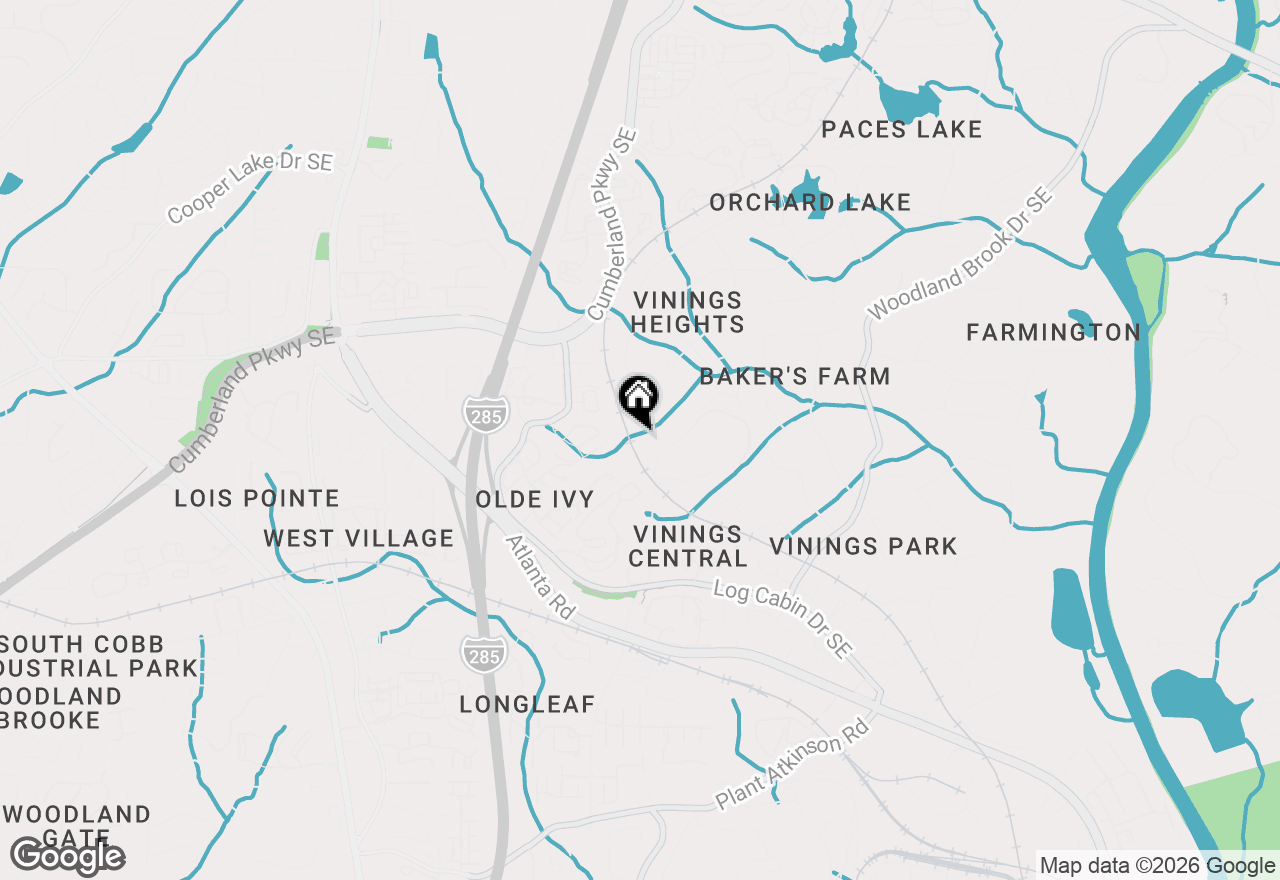 Map of 4334 Orchard Valley Drive Se, Atlanta, GA 30339