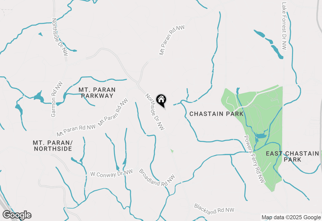 Map of 4224 E Conway Drive Nw, Atlanta, GA 30327