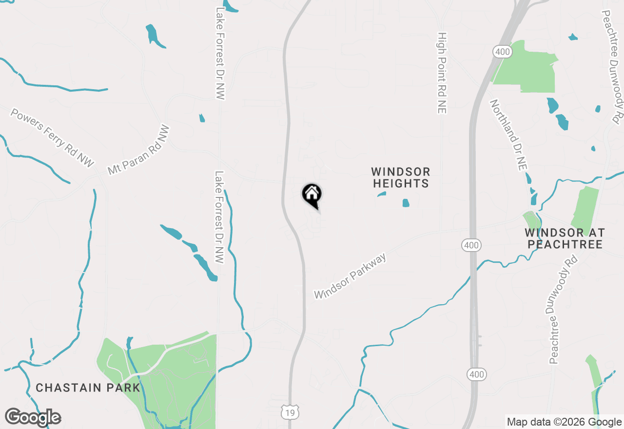 Map of 4342 Parkside Place, Atlanta, GA 30342