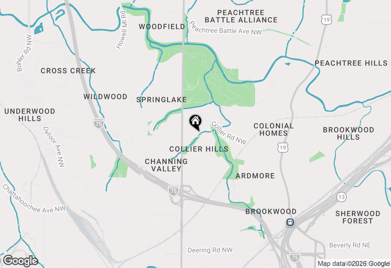 Map of 531 Spring Valley Road Nw, Atlanta, GA 30318